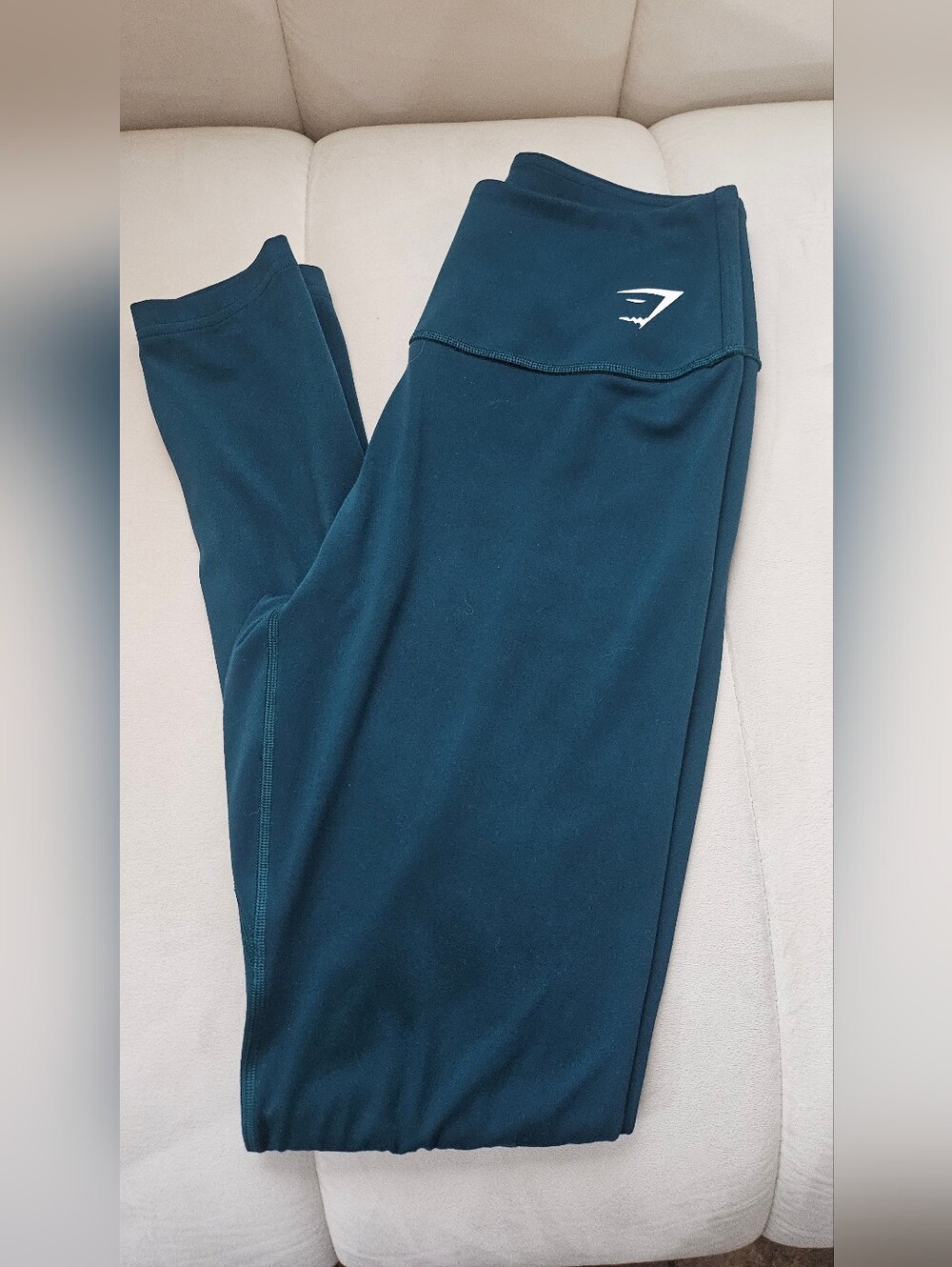 Gymshark High-Waist Leggings — Deep Teal